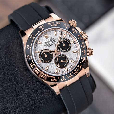 rolex cosmograph daytona with leather band|Rolex daytona cosmograph men's watch.